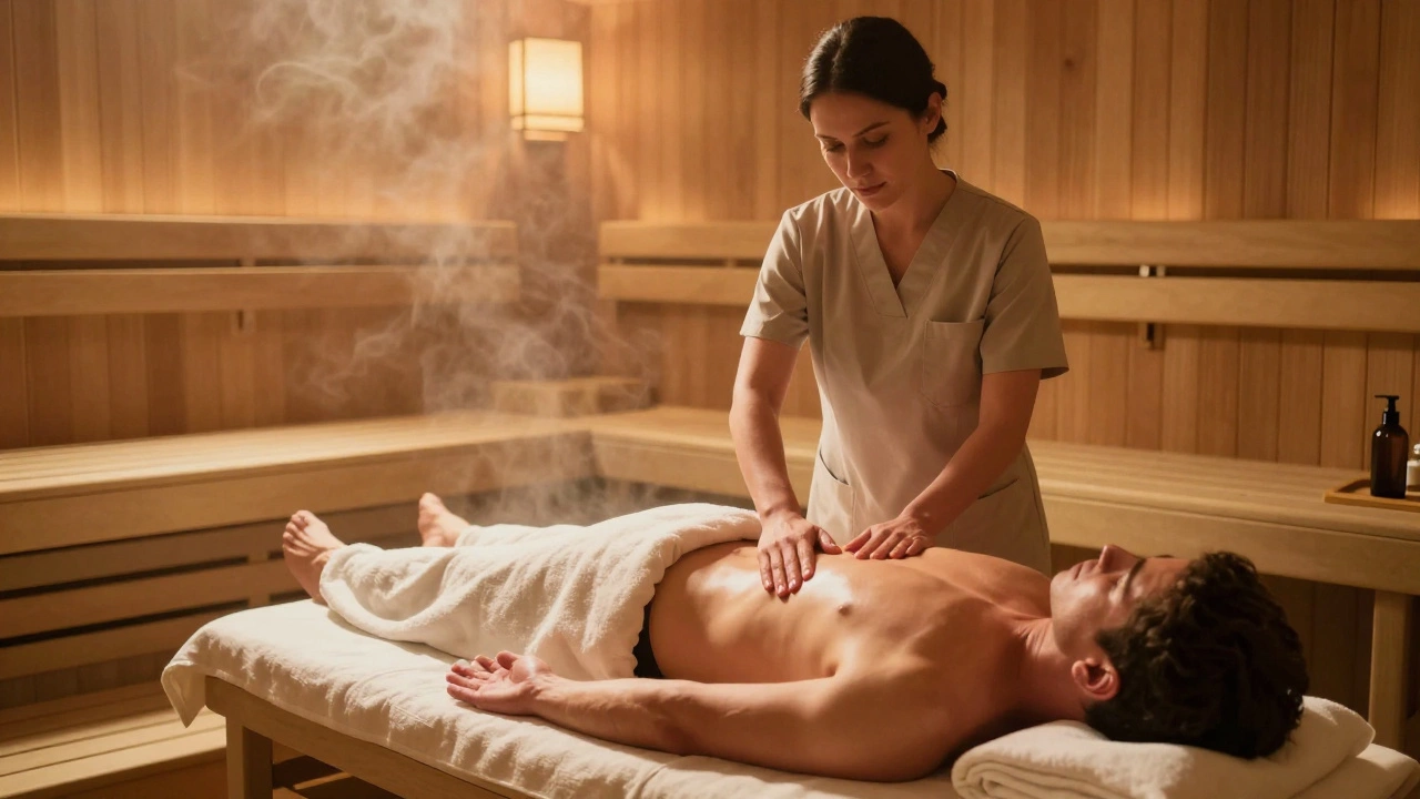 Нормально ли, что массажистка массирует попу в сауне?