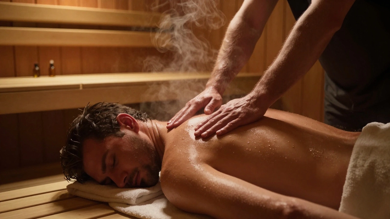 Как называется массаж для мужчин в сауне: виды, особенности и польза