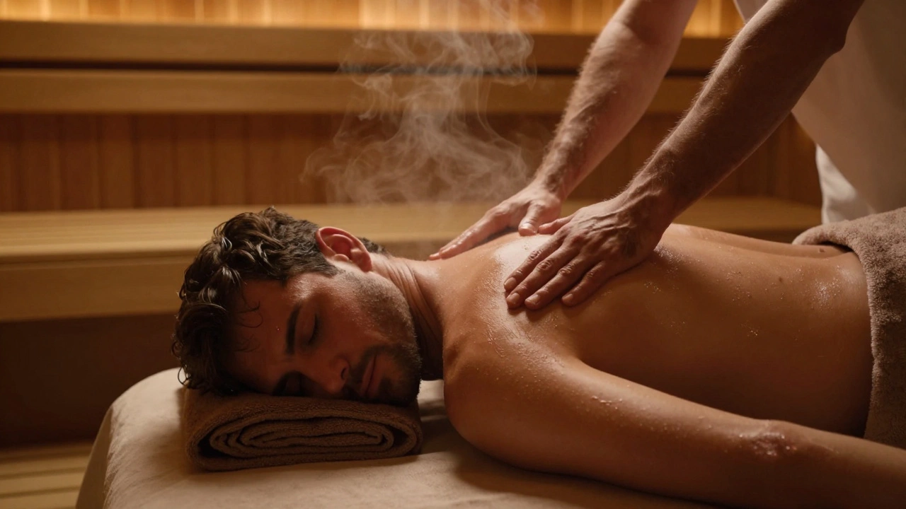 Почему мужчины так любят массаж в сауне